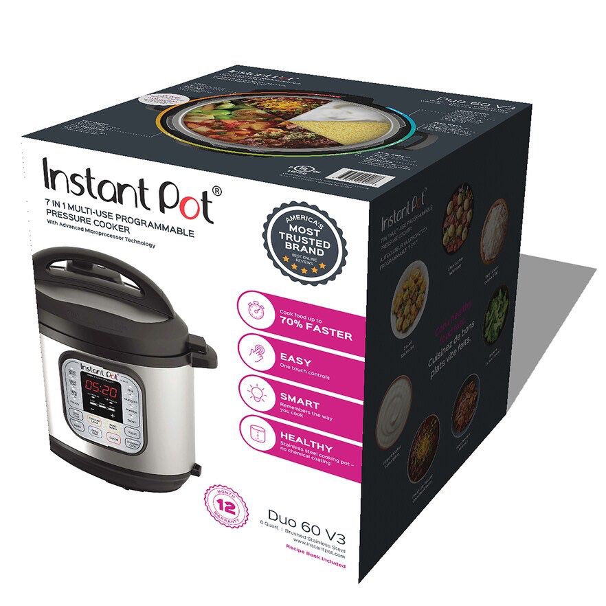 3QT Instant Pot Duo 7-in-1 Programmable Pressure Cooker - Brand New in Box