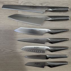 Global Knives 7pc In New Condition