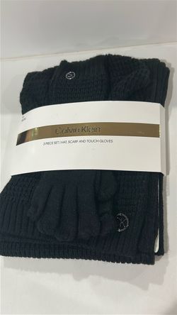 Calvin Klein 3-Piece Hat, Scarf & Gloves Set