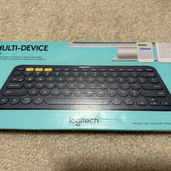 New Logitech K380 Bluetooth Keyboard Multi-device
