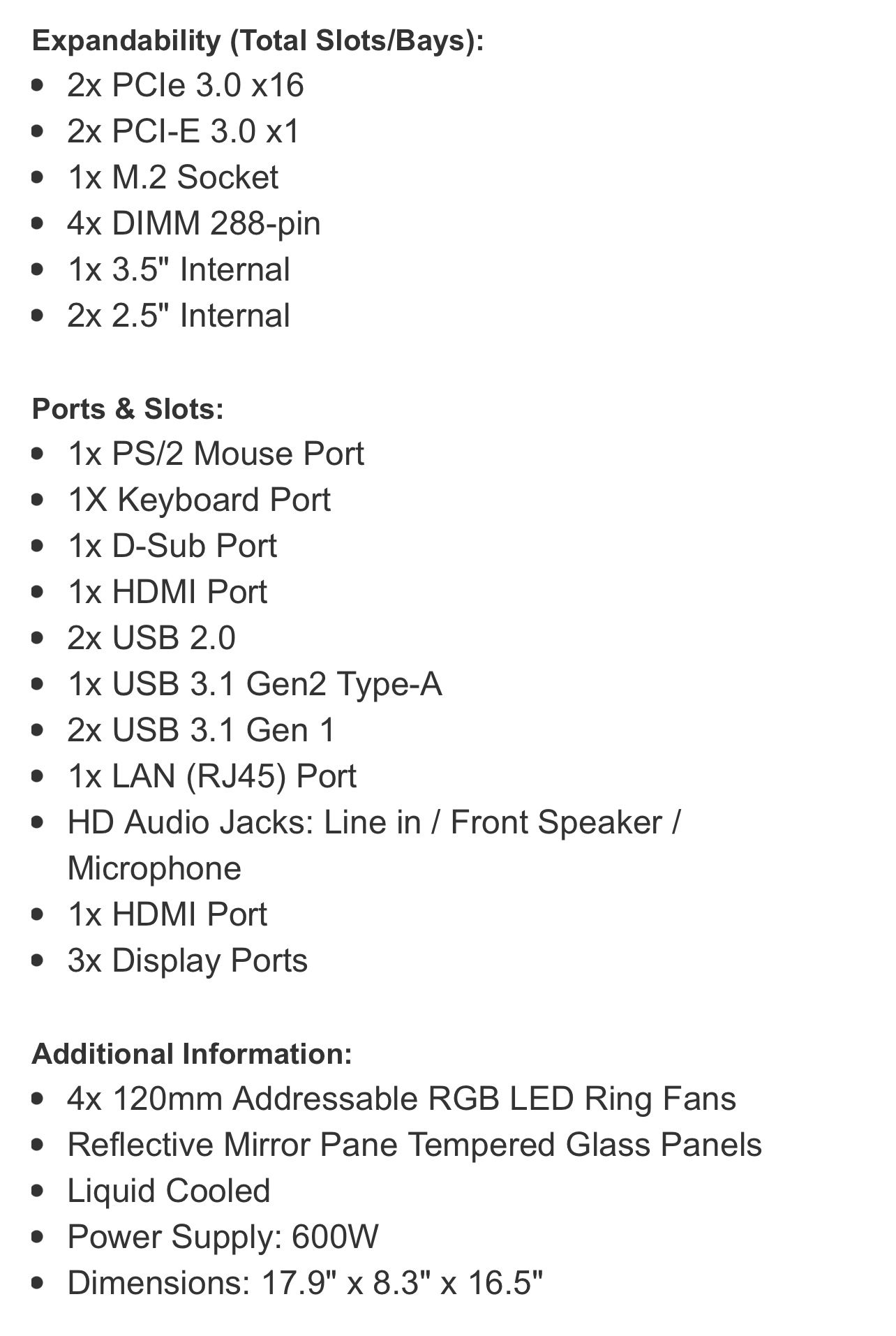 Gaming Pc i7 9700F with 2060 Super