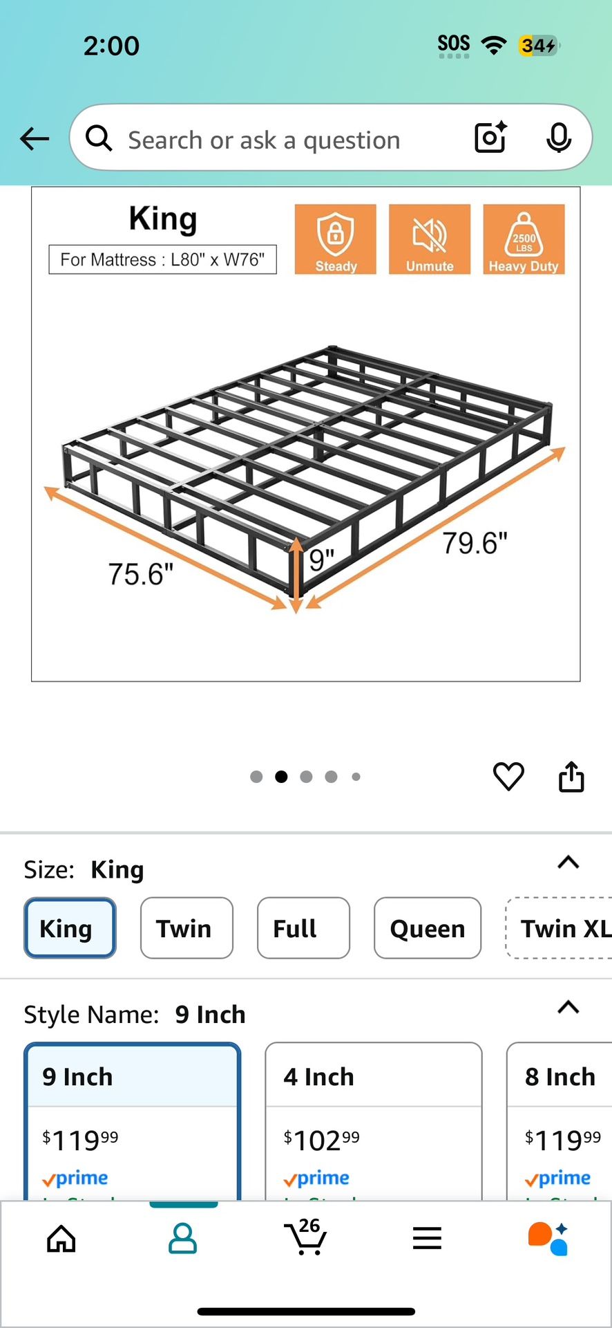 King Bed