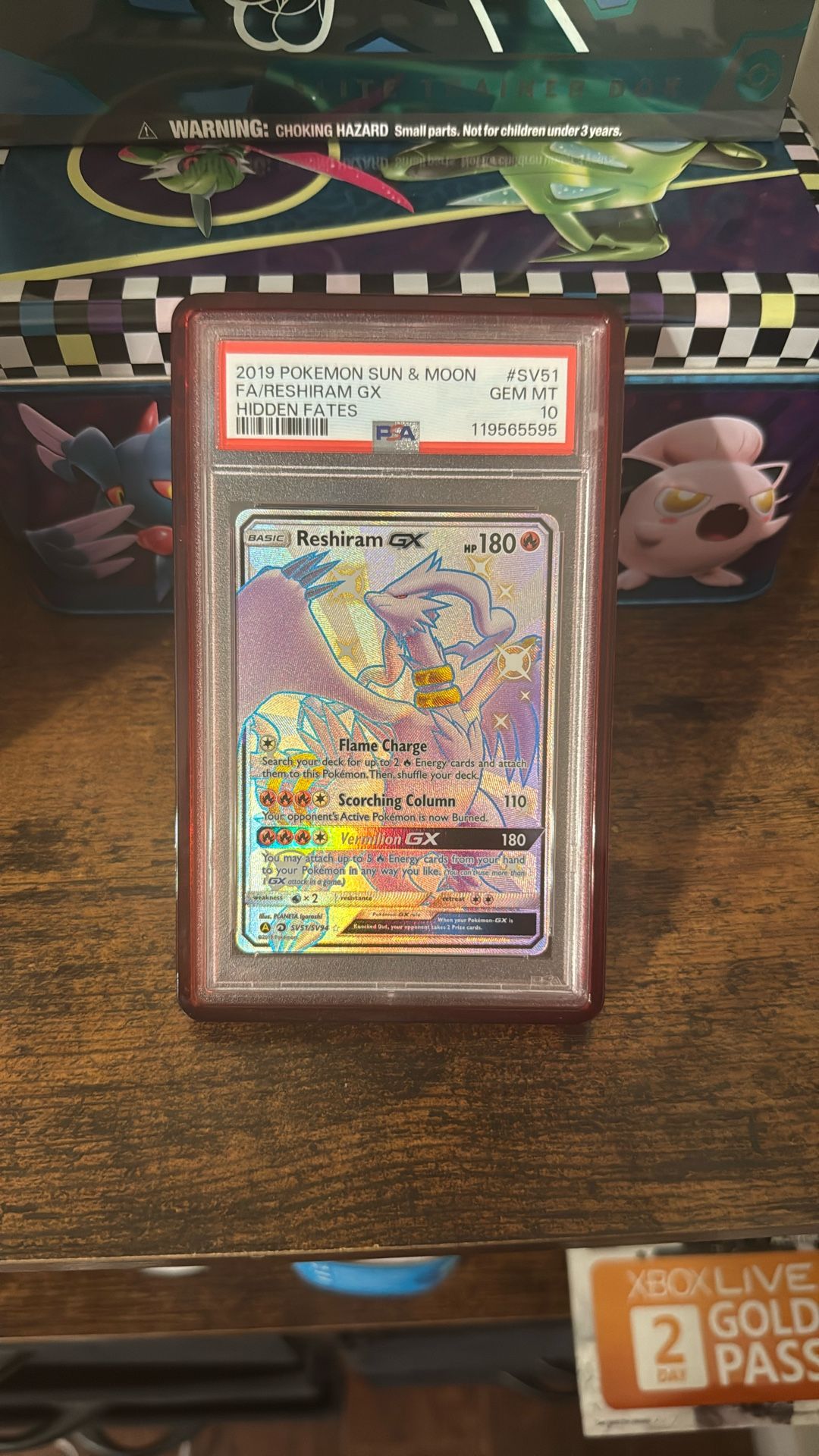 2019 Reshiram GX Sun & Moon 