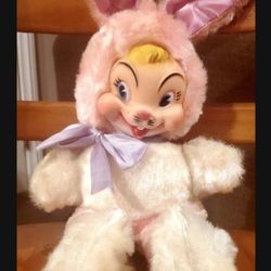 Vintage Plush My Toy Co Rubber Face