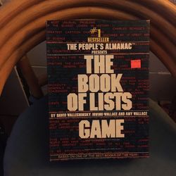 Book Of Lists Game