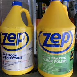 Floor Wax And Bathroom Cleaner