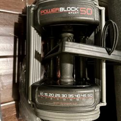 Dumbbells, Power block 50