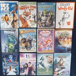12 Kids DVD’s for Only $12!