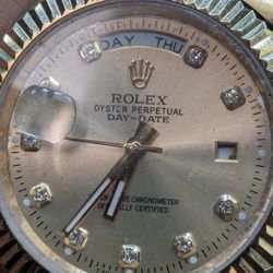 Broken Non Working Day Date Oster Perpetual 18kt Rolex Looking To Sell Cheap 