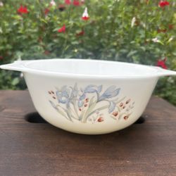 England Blue Iris Pyrex