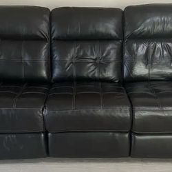 Leather Electric Recliner Sofa
