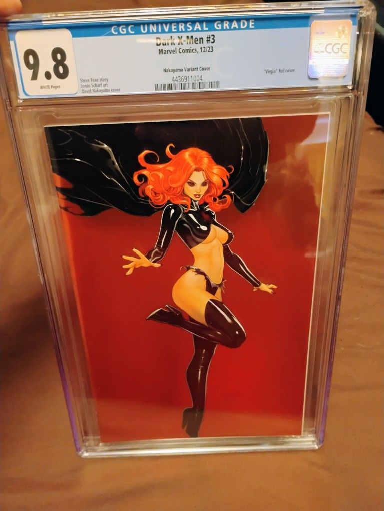 Dark X-Men #3 CGC 9.8 Foil Nakayama Exclusive Variant Cover Goblin Queen