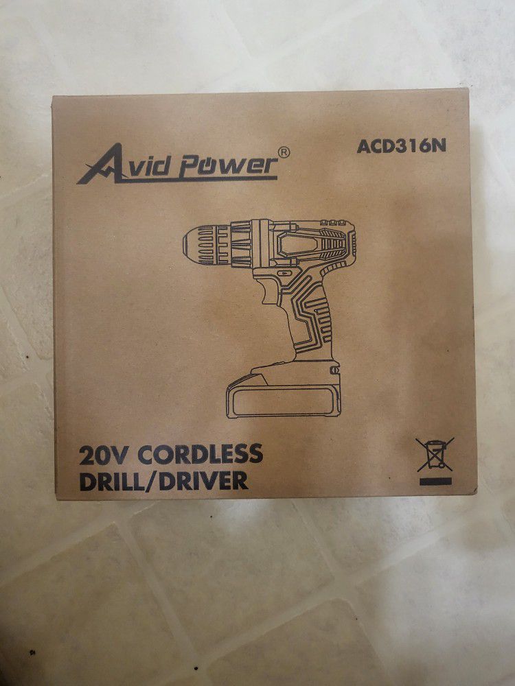 Avid Power 20v Cordless Drill/Driver