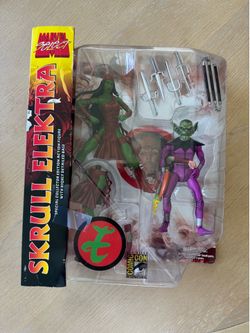 New in box Marvel Select Skrull Elektra 2008 Comic Con Exclusive