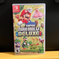 New Super Mario Bros U Deluxe for Nintendo Switch video game console system brothers nsmbu Luigi