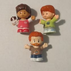 Lot of 3 Fisher Price Little People Action Figures #2