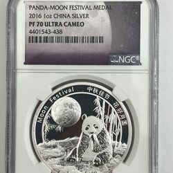 2016 PANDA-MOON FESTIVAL MEDAL. READ INFO FOR MORE INFORMATION.
