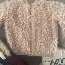 Fluffy Blush Pink Jacket