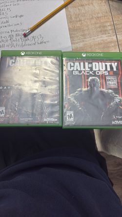 Call Of Duty Xbox One Discs (can Buy Separate)