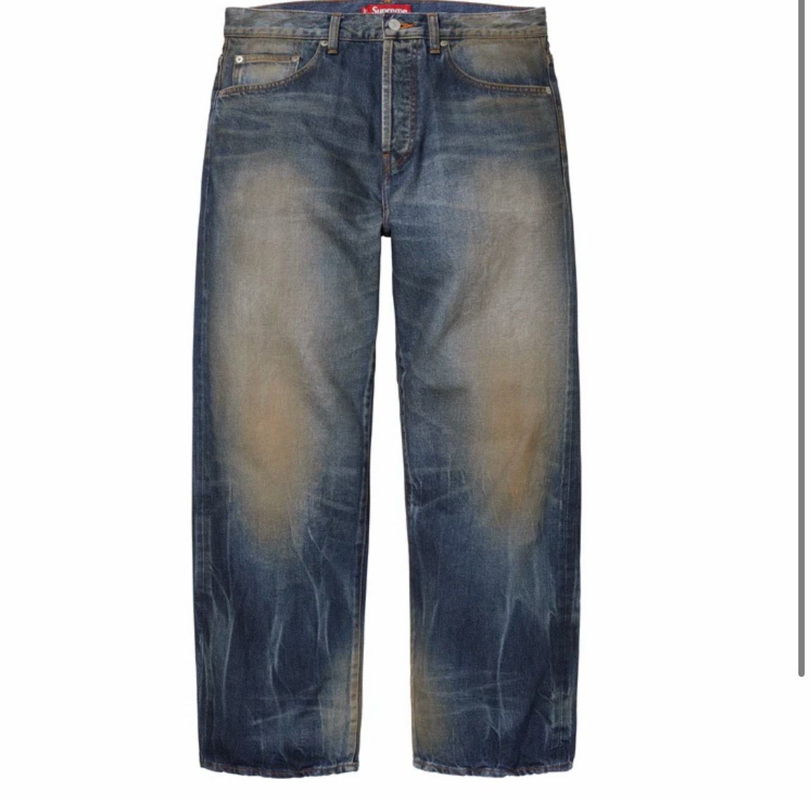 Supreme washed indigo 36