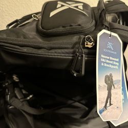 Extremus Ski Boot Bag, 70L Waterproof Snowboard Backpack
