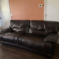 Leather Sofa 