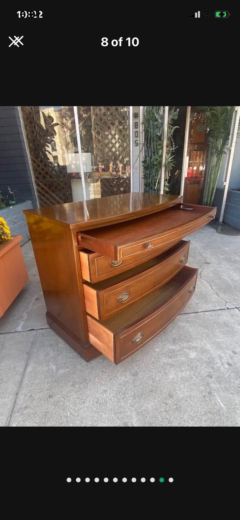 Antique Solid With Beautiful Dresser