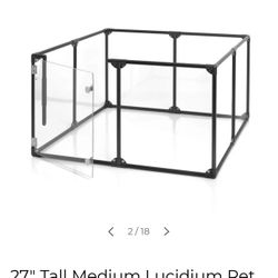 Clearly Loved Pets - pet pen