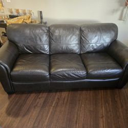 Leather Couch 