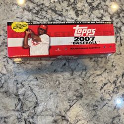 Topps 2007 Baseball Cards MLB