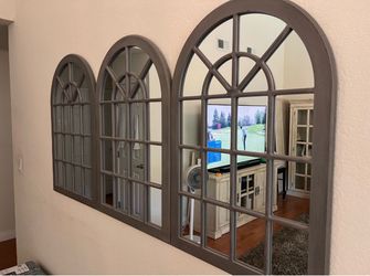 3 wall mirrors