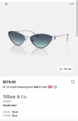 Brand New Tiffany sunglasses