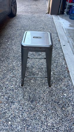 metal barstool