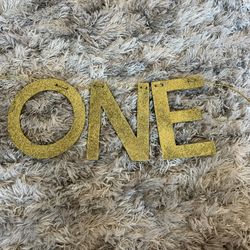 One Birthday Banner