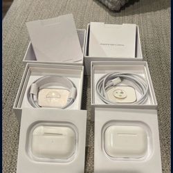 2 Airpods Pro Box & Chargers   