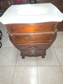 Vanity with sink