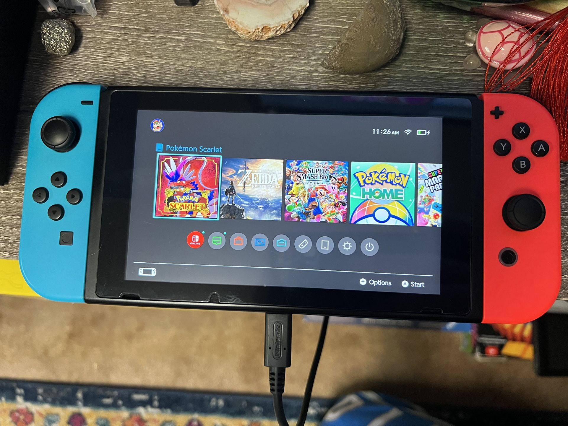 Nintendo Switch Original (Plus 256GB Micro SD card installed, and two games)