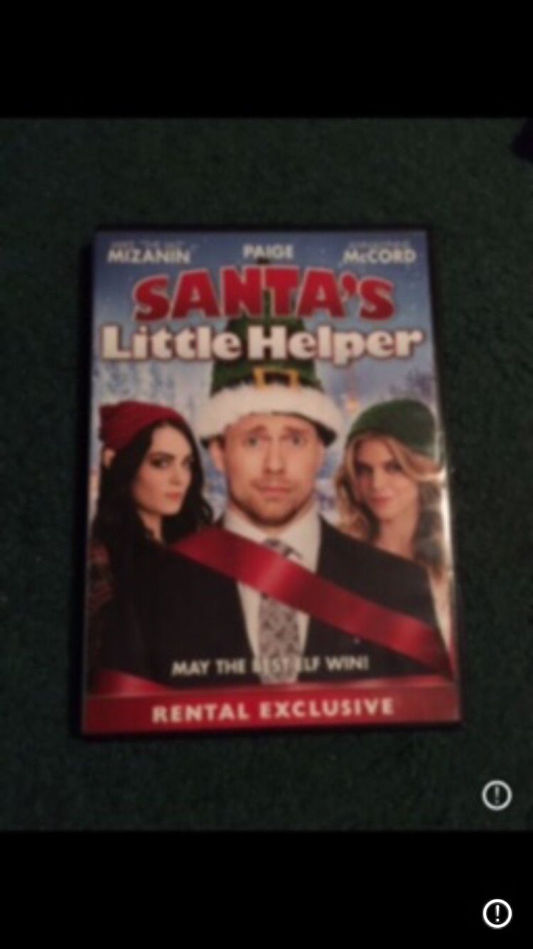 Santa’s Little Helper With Miz And Paige WWE Dvd