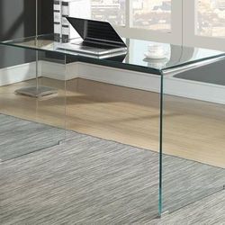 Super Sleek All Glass Writing Desk! Lowest Prices Ever!