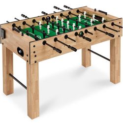 New Large Full-Size Foosball Table w/ 2 Balls, 2 Cup Holders - 54in