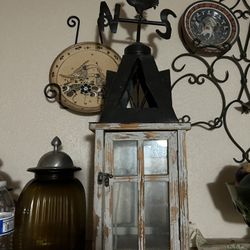 Rustic Rooster Candle Holder