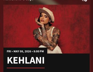 Kehlani live at the Graton casino! FRONT ROW