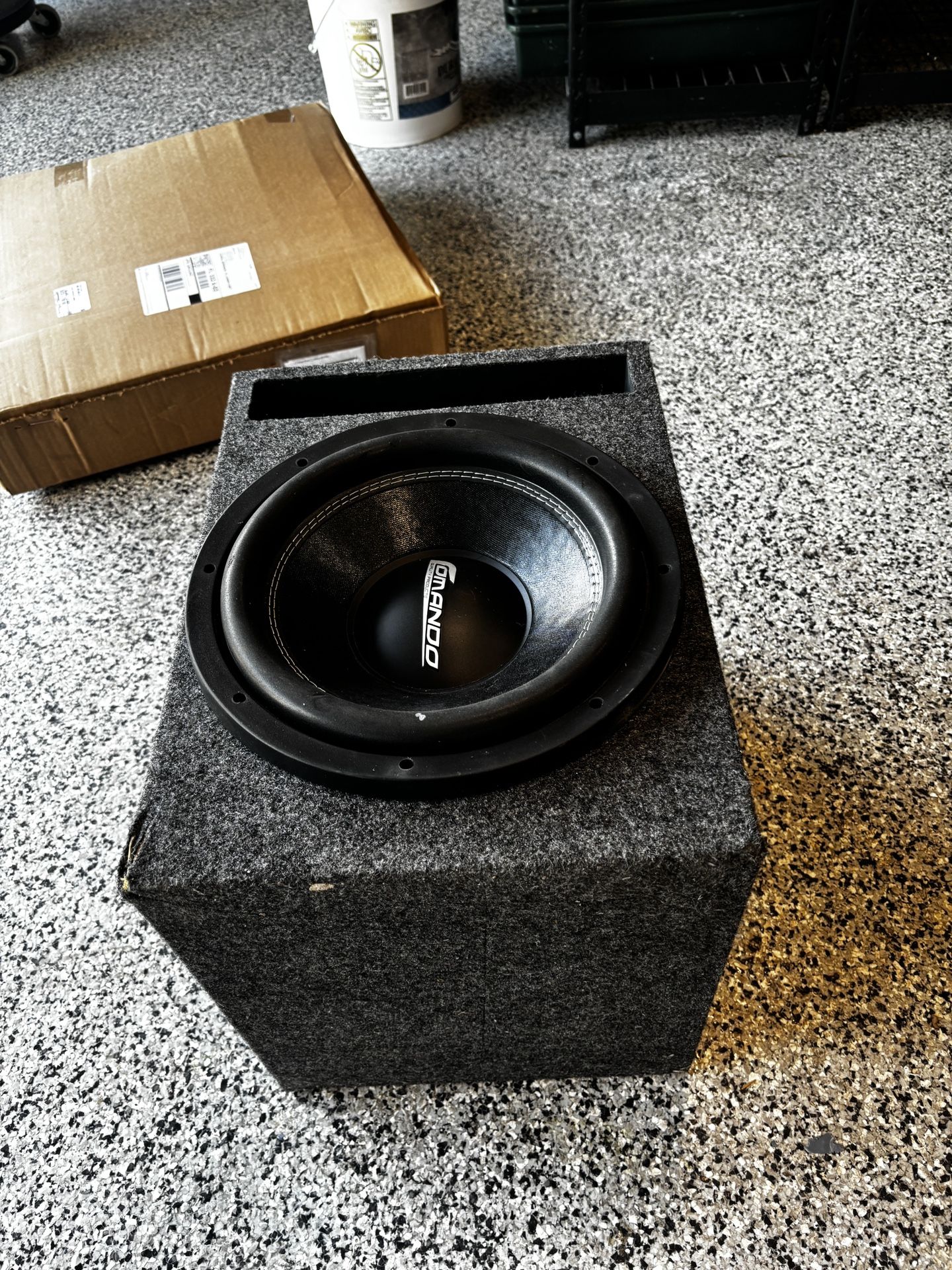 12” Commando 800w Subwoofer In Ported Enclosure