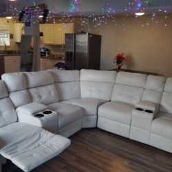 White Sectional 