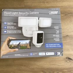 New Wi-Fi Enabled Flood Light Security Camera Motion Activated Ultra Bright LED Light