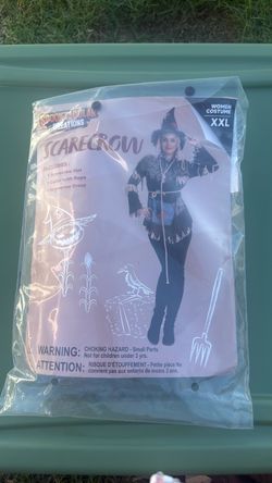 Women's Scarecrow Halloween Costume XXL