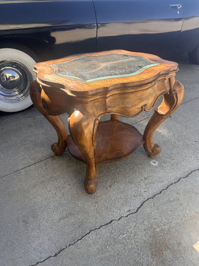 3 Heavy Tables With Glass