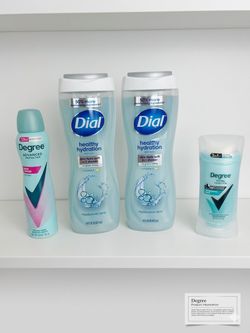 Degree Deodorant & Dial Body Wash Bundle