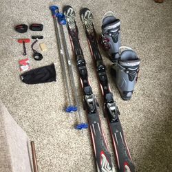 SNOW- Skis, Boots, Poles