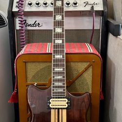 1970’s Antares Neck Thru SG Carvin M22 New Electronics Fresh Professional Set Up